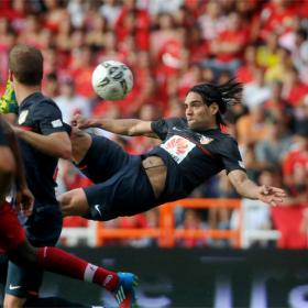 Falcao hizo el gol de 'Evasión o victoria' en Cali Falcao hizo el gol de 'Evasión o victoria' en Cali