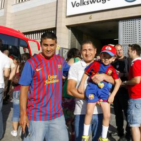 20.000 culés llegan a Madrid para alzar el 14º título de Pep 20.000 culés llegan a Madrid para alzar el 14º título de Pep