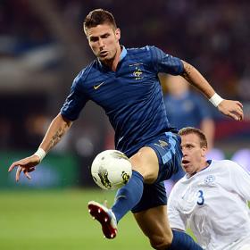 El Málaga da por perdido a Olivier Giroud El Málaga da por perdido a Olivier Giroud