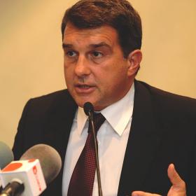 Laporta va con España, pero "mi selección es la catalana" Laporta va con España, pero "mi selección es la catalana"