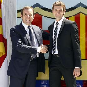 Vilanova: "Si Pep se hubiera ido a otro equipo, no estaría aquí" Vilanova: "Si Pep se hubiera ido a otro equipo, no estaría aquí"