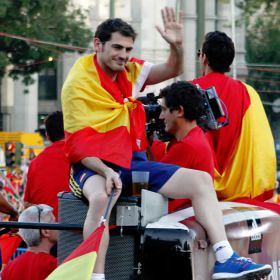 Casillas: "Va por vosotros, España, gracias por estar aquí"