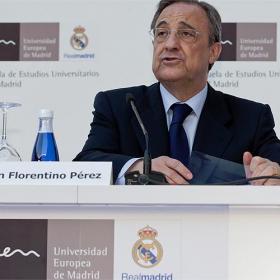 Florentino: "Hemos logrado la mejor Liga de la historia" Florentino: "Hemos logrado la mejor Liga de la historia"