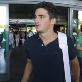 Juan Carlos llegó, firmó y comenzó con el Betis Juan Carlos llegó, firmó y comenzó con el Betis