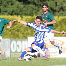 Bruno Gama solventa la falta de gol del Deportivo Bruno Gama solventa la falta de gol del Deportivo