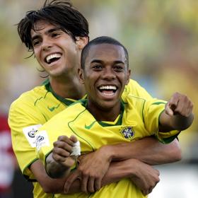Robinho: "Me encantaría que Kaká volviera a jugar al Milán" Robinho: "Me encantaría que Kaká volviera a jugar al Milán"