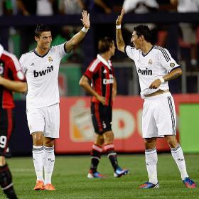 Cristiano y Di María bailan al Milán Cristiano y Di María bailan al Milán