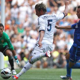 Coentrao y Khedira en el once y con la duda del delantero Coentrao y Khedira en el once y con la duda del delantero