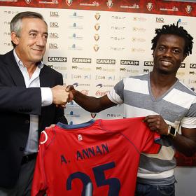Annan: "Quiero estar a gusto en este equipo y cooperar" Annan: "Quiero estar a gusto en este equipo y cooperar"