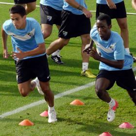 El Málaga entrena sin Maresca y Fabrice entra en la lista El Málaga entrena sin Maresca y Fabrice entra en la lista