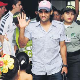 Falcao fue recibido como un héroe en Colombia Falcao fue recibido como un héroe en Colombia