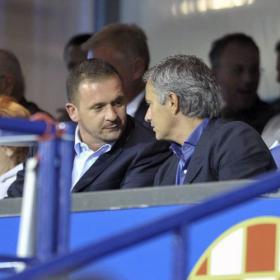 Mou comió con Modric y vio el partido con Mijatovic Mou comió con Modric y vio el partido con Mijatovic