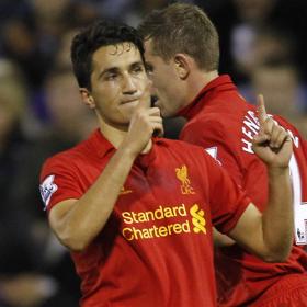 Sahin hizo un doblete con el Liverpool Sahin hizo un doblete con el Liverpool