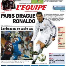 L'Equipe, hoy en su portada: "Cristiano al PSG, es creíble" L'Equipe, hoy en su portada: "Cristiano al PSG, es creíble"