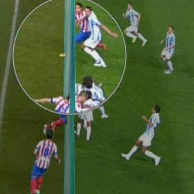 El 2-1 fue de Weligton..., y había fuera de juego de Falcao El 2-1 fue de Weligton..., y había fuera de juego de Falcao
