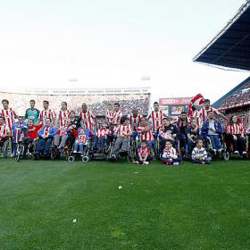La única peña en España de discapacitados es atlética La única peña en España de discapacitados es atlética