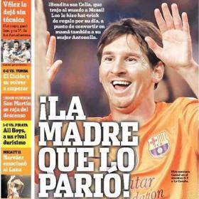 'Olé' se rinde a Messi: "¡La madre que lo parió!" 'Olé' se rinde a Messi: "¡La madre que lo parió!"