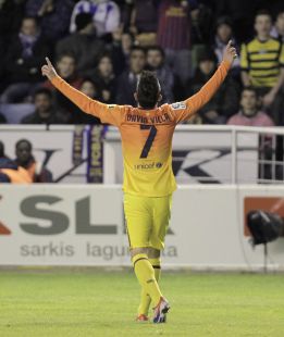 Villa: "Hoy me encontraba bien, como para jugar todo el partido" Villa: "Hoy me encontraba bien, como para jugar todo el partido"