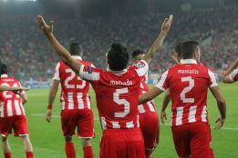 El Olympiacos sella la eliminación del Montpellier El Olympiacos sella la eliminación del Montpellier