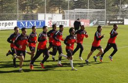 El Atlético, con todos los jugadores disponibles El Atlético, con todos los jugadores disponibles