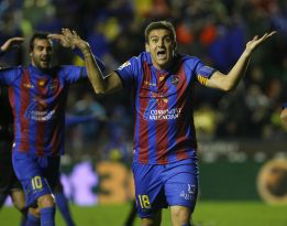 Para el Levante, los "ejemplares" fueron sus jugadores Para el Levante, los "ejemplares" fueron sus jugadores