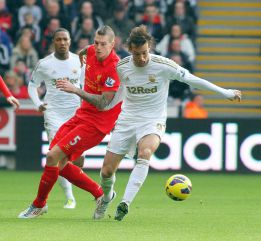 El Liverpool cede un empate ante el 'Spanish' Swansea El Liverpool cede un empate ante el 'Spanish' Swansea
