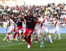 Emilio Nsue: "En el vestuario del Mallorca no estamos muertos" Emilio Nsue: "En el vestuario del Mallorca no estamos muertos"