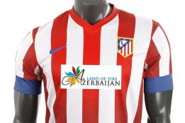 Azerbaiján figurará en la camiseta del Atleti en el derbi Azerbaiján figurará en la camiseta del Atleti en el derbi