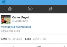 Puyol critica al ministro Wert por la reforma del catalán Puyol critica al ministro Wert por la reforma del catalán