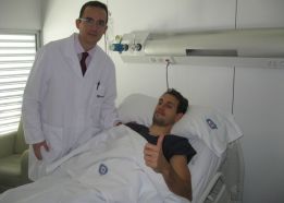 Stuani, operado con éxito de su fractura en el arco cigomático Stuani, operado con éxito de su fractura en el arco cigomático