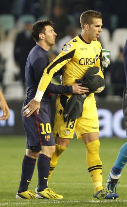 "No me fastidió que Messi consiguiera el récord conmigo" "No me fastidió que Messi consiguiera el récord conmigo"