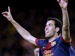 Sergio Busquets: "El gol de Adriano nos metió en el partido" Sergio Busquets: "El gol de Adriano nos metió en el partido"