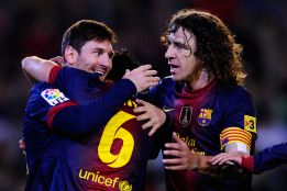 Puyol: "Si hay un equipo que no baja los brazos es el Madrid" Puyol: "Si hay un equipo que no baja los brazos es el Madrid"