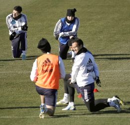 La niebla entristece al Real Madrid en su regreso al trabajo La niebla entristece al Real Madrid en su regreso al trabajo