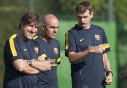 Jordi Roura dirigirá al equipo
el sábado en Valladolid Jordi Roura dirigirá al equipo
el sábado en Valladolid