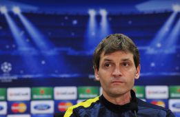 Mensaje de apoyo a Vilanova en el sorteo de la Champions Mensaje de apoyo a Vilanova en el sorteo de la Champions