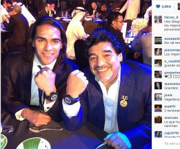 Falcao, premio Globe Soccer al mejor jugador del año 2012 Falcao, premio Globe Soccer al mejor jugador del año 2012