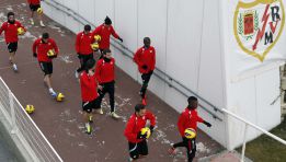 El Rayo Vallecano regresa al trabajo tras el parón navideño El Rayo Vallecano regresa al trabajo tras el parón navideño