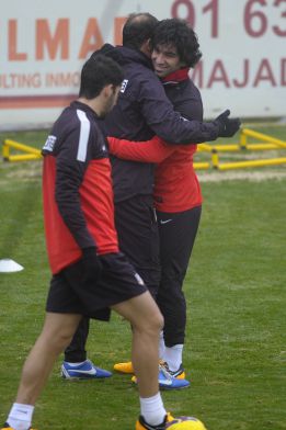 El Atlético despidió el año con un intenso entrenamiento El Atlético despidió el año con un intenso entrenamiento