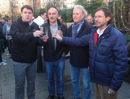 Brindis en Santander por un Racing "libre, limpio y honesto" Brindis en Santander por un Racing "libre, limpio y honesto"