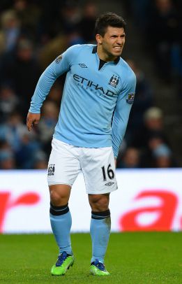 Sergio Agüero se desgarró y estará tres semanas inactivo Sergio Agüero se desgarró y estará tres semanas inactivo