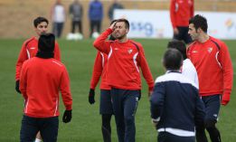 Stevanovic, principal novedad para el partido ante el Mallorca Stevanovic, principal novedad para el partido ante el Mallorca