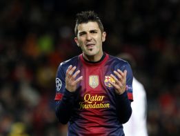 Villa no entra en la lista de 20 al tener una elongación muscular Villa no entra en la lista de 20 al tener una elongación muscular
