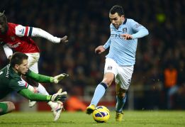 Demasiado City para un Arsenal con diez desde el minuto 9 Demasiado City para un Arsenal con diez desde el minuto 9