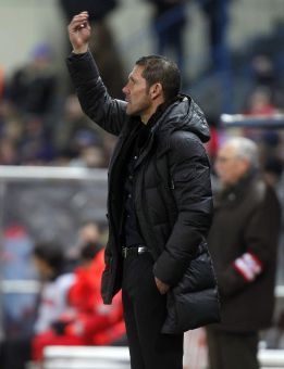 Simeone: "El primer tiempo del Atlético fue casi perfecto" Simeone: "El primer tiempo del Atlético fue casi perfecto"
