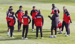 Falcao se quedó en el gimnasio Falcao se quedó en el gimnasio