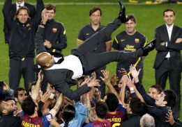 Guardiola: 14 títulos en cuatro temporadas en el Barcelona