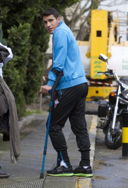 Hugo Mallo, operado con éxito de la grave lesión de rodilla Hugo Mallo, operado con éxito de la grave lesión de rodilla