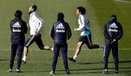 Khedira, Xabi Alonso, Cristiano y Özil trabajaron en el gimnasio Khedira, Xabi Alonso, Cristiano y Özil trabajaron en el gimnasio