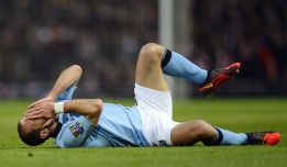 El golpe de Zabaleta se queda en susto y podrá jugar el sábado El golpe de Zabaleta se queda en susto y podrá jugar el sábado